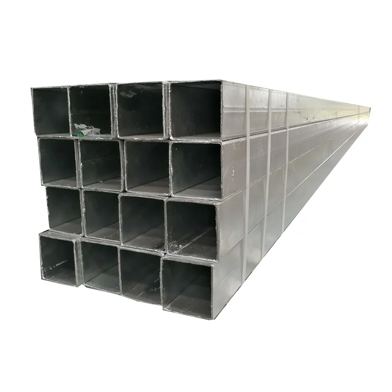 Q235 BS1387 Gi Square Pipe High Frequency Welding Galvanized Steel Square Tube Building Materials Hollow Square